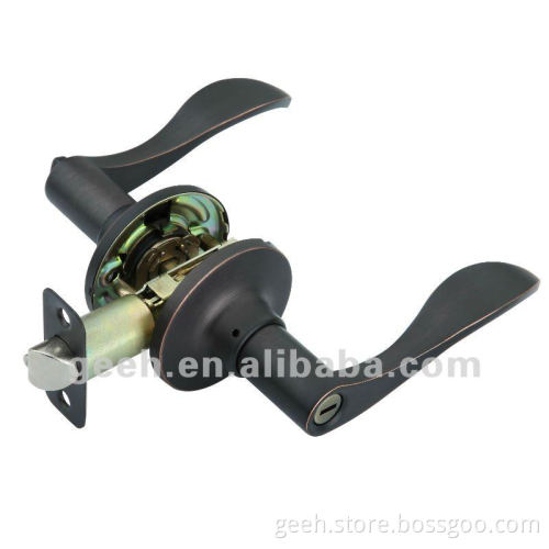 Matte Black Lever Door Lock